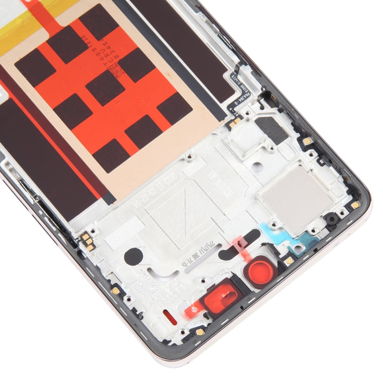 For OPPO Reno9 Original Front Housing LCD Frame Bezel Plate (Gold) - Frame Bezel Plate by PMC TechLife | Online Shopping South Africa | PMC TechLife