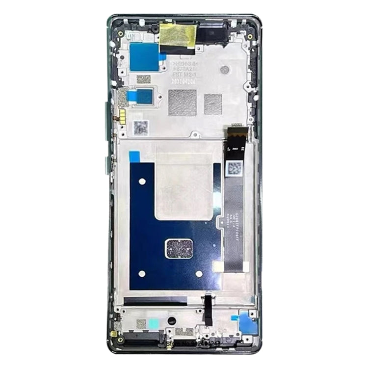AMOLED LCD Screen For ZTE Axon 40 Pro A2023 Digitizer Full Assembly with Frame(Black) - free shipping - PMC TechLife - Order now!
