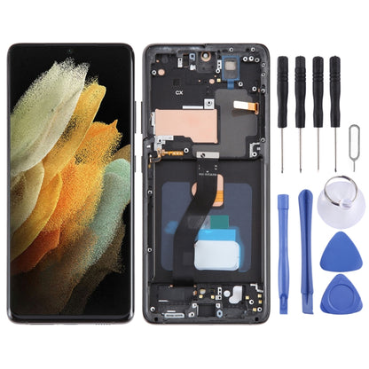 OLED LCD Screen For Samsung Galaxy S21 Ultra 5G SM-G998B Digitizer Full Assembly with Frame (Black) - LCD Screen by PMC Jewellery | Online Shopping South Africa | PMC Jewellery