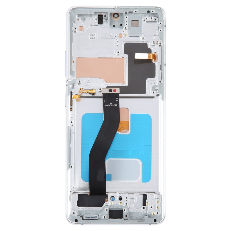 OLED LCD Screen For Samsung Galaxy S21 Ultra 5G SM-G998B Digitizer Full Assembly with Frame (Silver) - LCD Screen by PMC Jewellery | Online Shopping South Africa | PMC Jewellery
