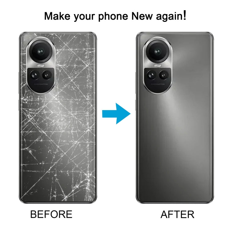 For OPPO Reno10 Global Original Battery Back Cover with Camera Lens Cover (Grey) - Back Cover by PMC TechLife | Online Shopping South Africa | PMC TechLife