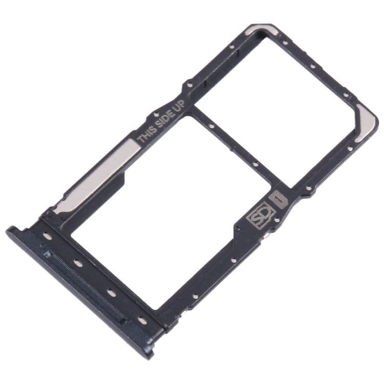 For Motorola Moto G Pure SIM Card Tray + Micro SD Card Tray (Black) - Card Socket by PMC TechLife | Online Shopping South Africa | PMC TechLife