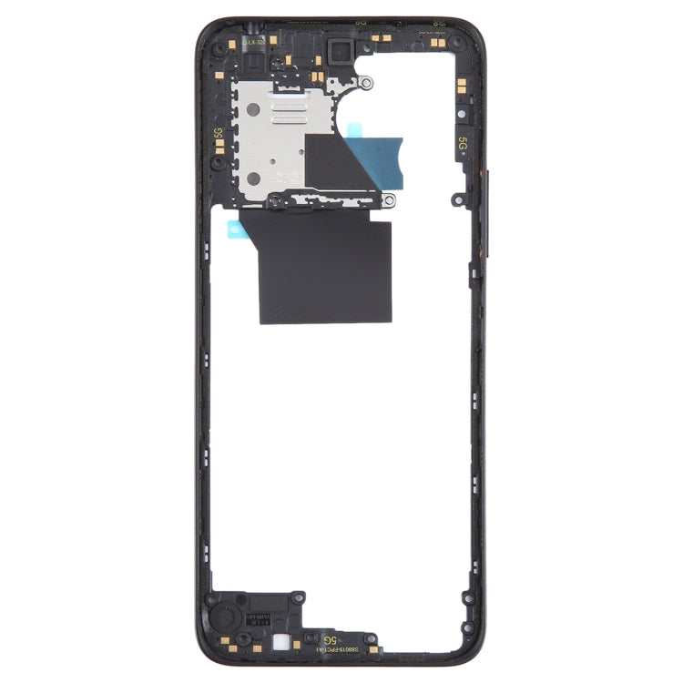 For Xiaomi Redmi 12 4G Original Front Housing LCD Frame Bezel Plate (Black) - Frame Bezel Plate by PMC TechLife | Online Shopping South Africa | PMC TechLife