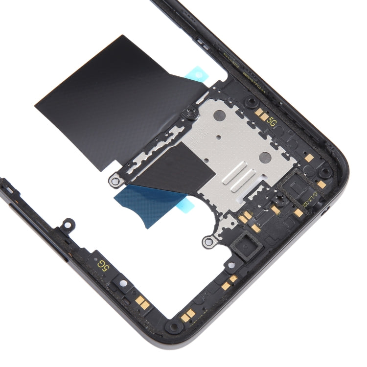 For Xiaomi Redmi 12 4G Original Front Housing LCD Frame Bezel Plate (Black) - Frame Bezel Plate by PMC TechLife | Online Shopping South Africa | PMC TechLife