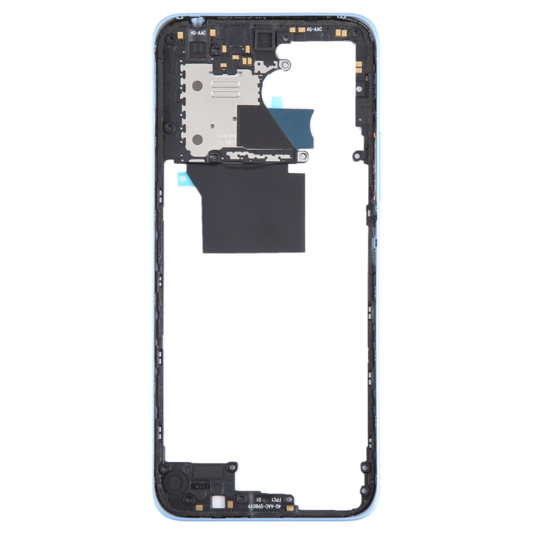 For Xiaomi Redmi 12 4G Original Front Housing LCD Frame Bezel Plate (Blue) - Frame Bezel Plate by PMC TechLife | Online Shopping South Africa | PMC TechLife