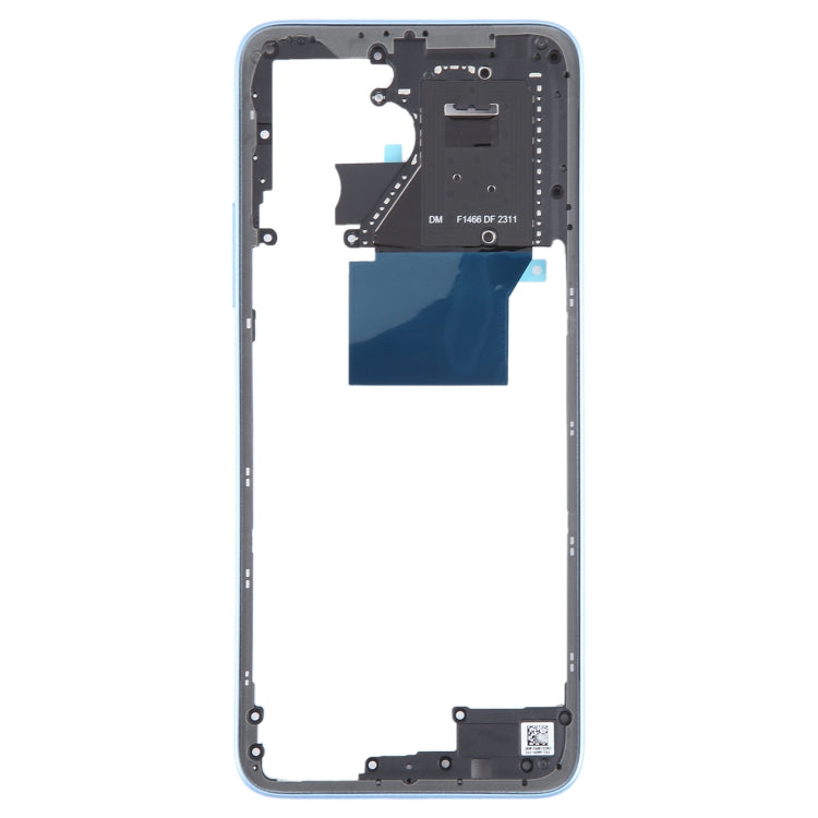 For Xiaomi Redmi 12 4G Original Front Housing LCD Frame Bezel Plate (Blue) - Frame Bezel Plate by PMC TechLife | Online Shopping South Africa | PMC TechLife