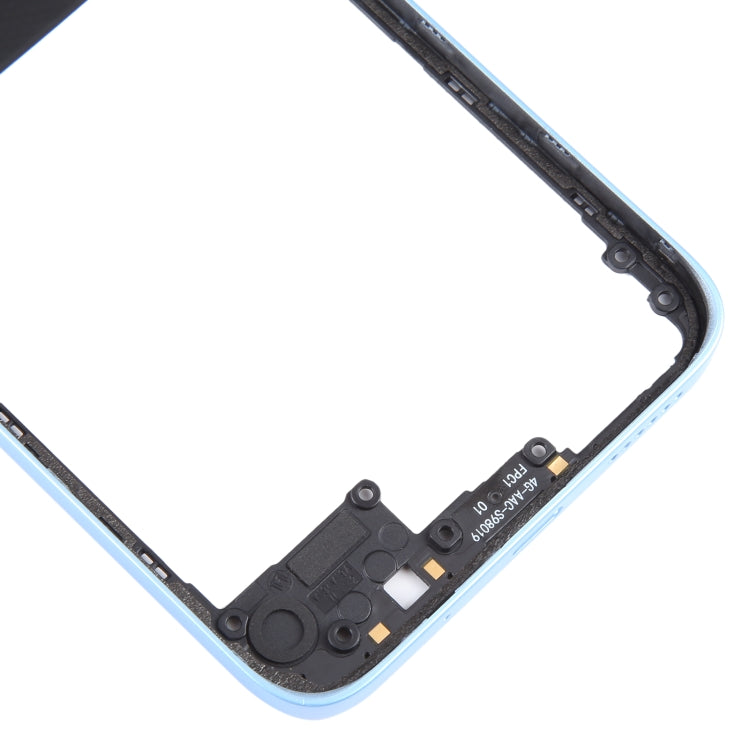For Xiaomi Redmi 12 4G Original Front Housing LCD Frame Bezel Plate (Blue) - Frame Bezel Plate by PMC TechLife | Online Shopping South Africa | PMC TechLife