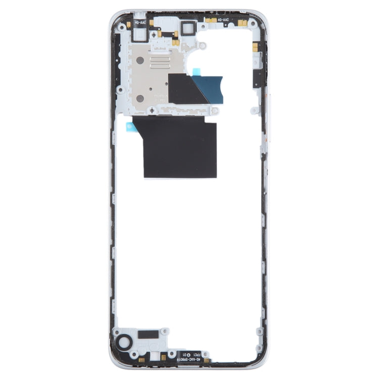 For Xiaomi Redmi 12 4G Original Front Housing LCD Frame Bezel Plate (Silver) - free shipping - PMC TechLife - Order now!