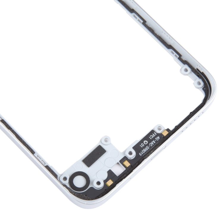 For Xiaomi Redmi 12 4G Original Front Housing LCD Frame Bezel Plate (Silver) - free shipping - PMC TechLife - Order now!