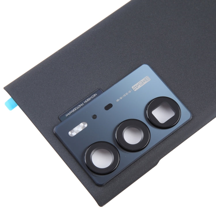 For ZTE Axon 40 Ultra A2023P Battery Back Cover with Camera Lens Cover(Black) - For ZTE by PMC TechLife | Online Shopping South Africa | PMC TechLife