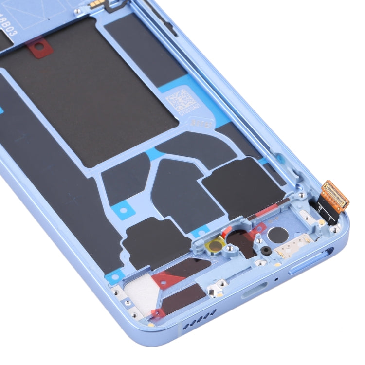 For OPPO Reno7 Pro 5G Front Housing LCD Frame Bezel Plate (Blue) - free shipping - PMC TechLife - Order now!