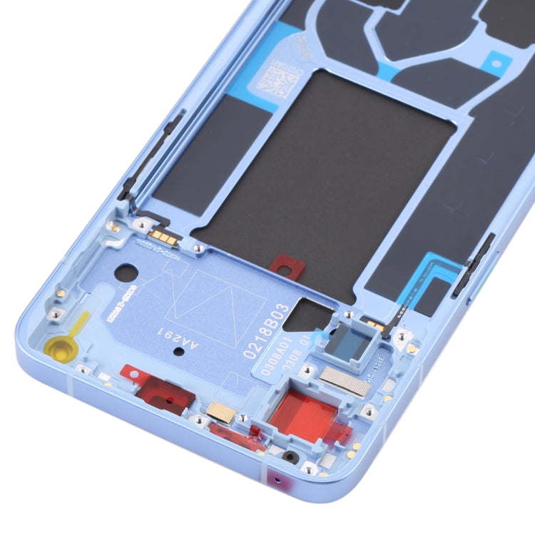 For OPPO Reno7 Pro 5G Front Housing LCD Frame Bezel Plate (Blue) - free shipping - PMC TechLife - Order now!