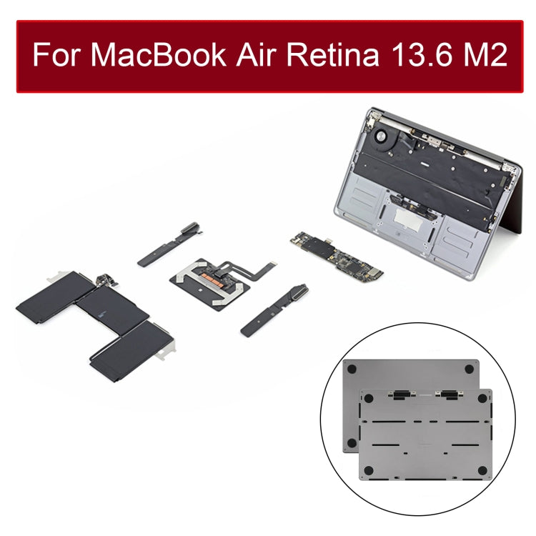 Bottom Cover Case for MacBook Air Retina 13.6 M2 A2681 2022 EMC4074 (Silver) - Bottom Cover by PMC TechLife | Online Shopping South Africa | PMC TechLife