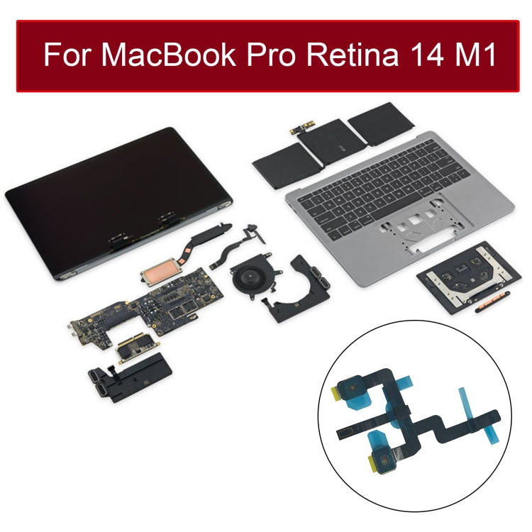Microphone Flex Cable for MacBook Pro 14 inch M1 A2442 EMC3650 2021 - Flex Cable by PMC TechLife | Online Shopping South Africa | PMC TechLife | Buy Now Pay Later Mobicred