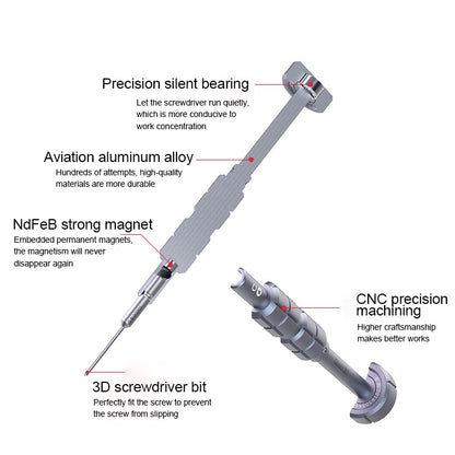 Qianli i-Thor S2 Precision 3D Texture Five Star Screwdriver - Screwdriver by QIANLI | Online Shopping South Africa | PMC Jewellery