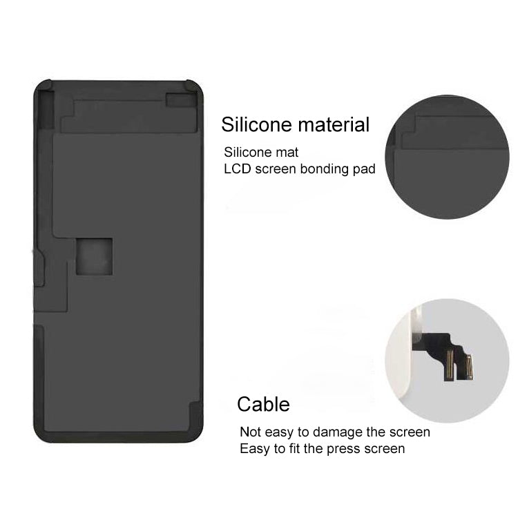 XHZC LCD Screen No Overturning Flex Cable Fit Mat Glue Removal Mould for iPhone X / XS - free shipping - PMC TechLife - Order now!