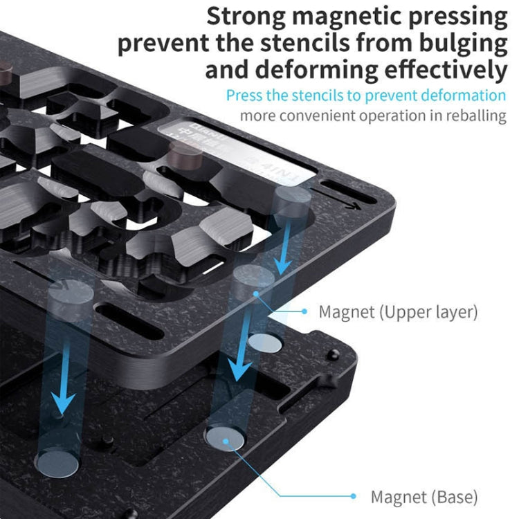 Qianli 4 in 1 Middle Frame Reballing Platform For iPhone 12 / 12 Pro / 12 Mini / 12 Pro Max - free shipping - PMC TechLife - Order now!