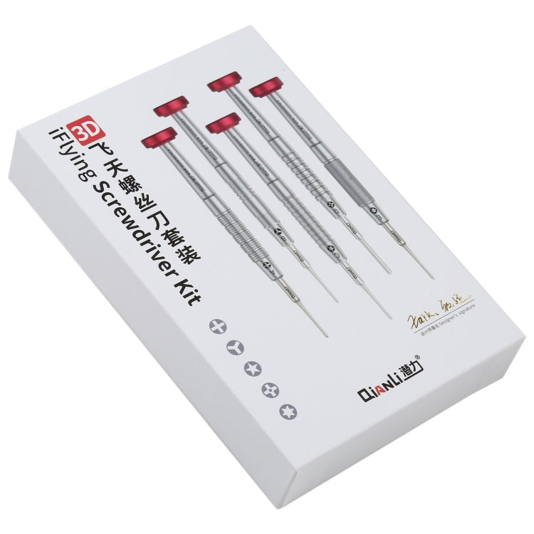 Qianli iFlying 5 in 1 Aluminum Handle Anti-slip Screwdriver - free shipping - PMC TechLife - Order now!