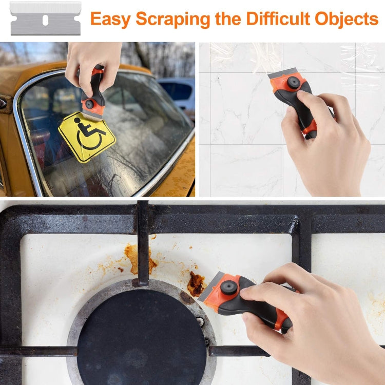 Double Headed Scraper Blade Glue Squeegee Remover Cleaner Tool (Blue) - free shipping - PMC TechLife - Order now!