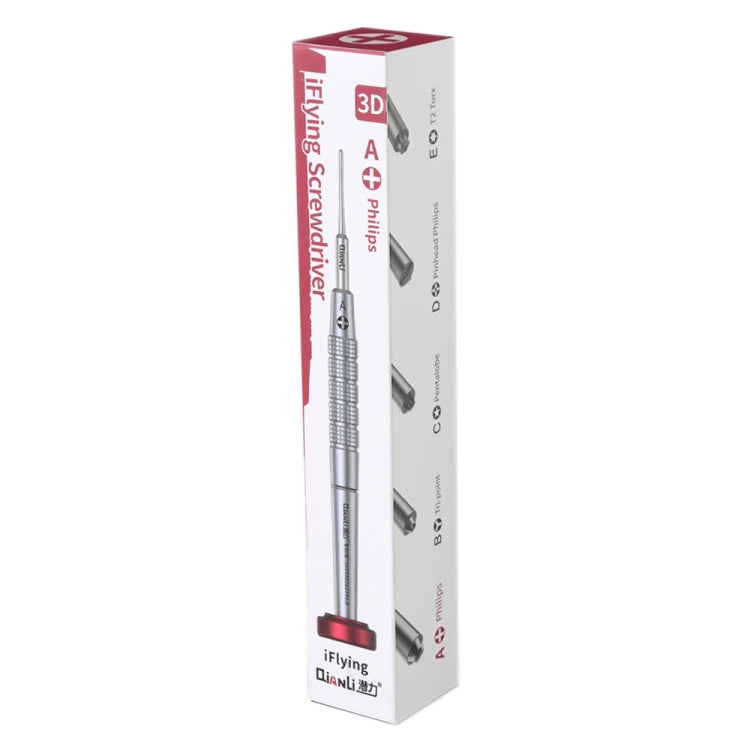 Qianli iFlying 3D Aluminum Handle Anti-slip Screwdriver, Philips - free shipping - PMC TechLife - Order now!