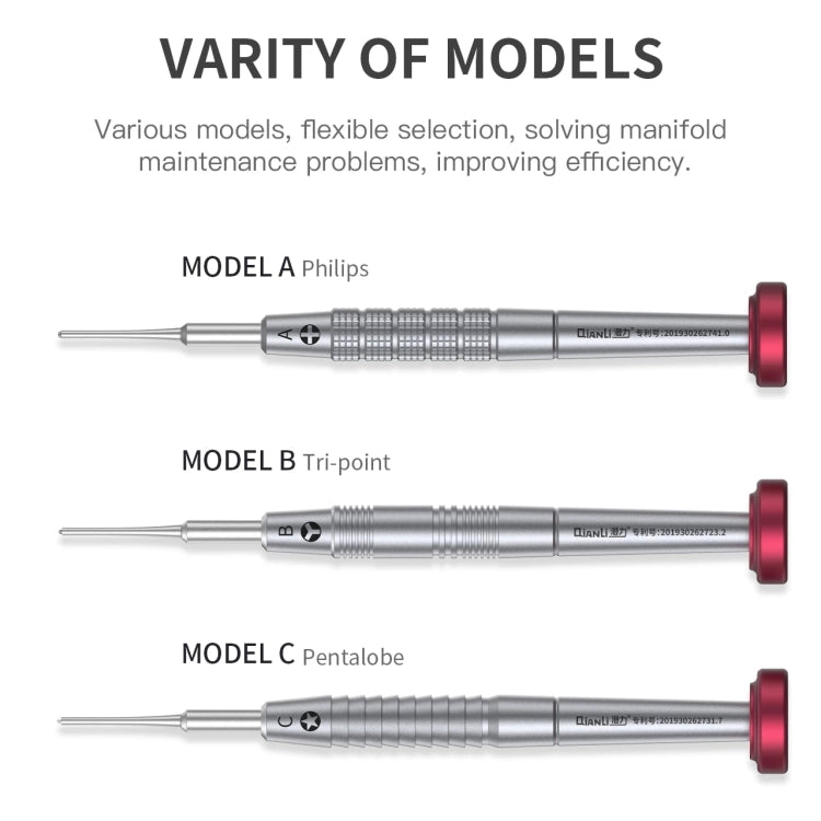 Qianli iFlying 3D Aluminum Handle Anti-slip Screwdriver, Pentalobe - free shipping - PMC TechLife - Order now!