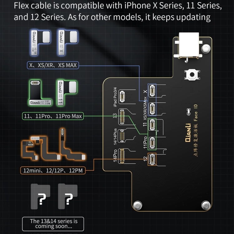 QianLi iCopy Plus Specialized Face ID Recovery and Activation Board for iPhone X to 14 Series - Repair Programmer by QIANLI | Online Shopping South Africa | PMC TechLife | Buy Now Pay Later Mobicred