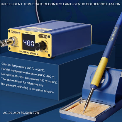 Mechanic T12 Pro Intelligent Anti-static Digital Heating Solder Station, EU Plug - Soldering Iron Stand by MECHANIC | Online Shopping South Africa | PMC Jewellery | Buy Now Pay Later Mobicred