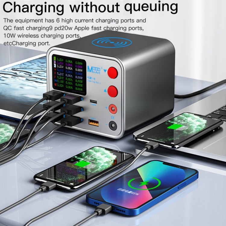 MaAnt Dianba NO.1 Multi-port Wireless USB PD Charger, EU Plug - free shipping - PMC TechLife - Order now!