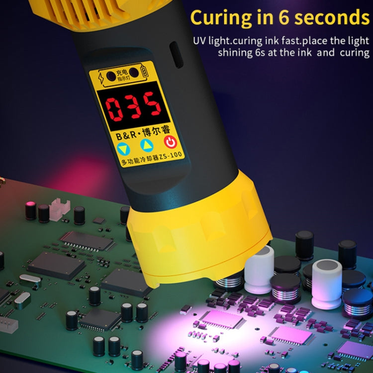 B&R ZS-100 2 in 1 UV Curing Lamp + Fan Cooler Repair Tool - Others by PMC TechLife | Online Shopping South Africa | PMC TechLife