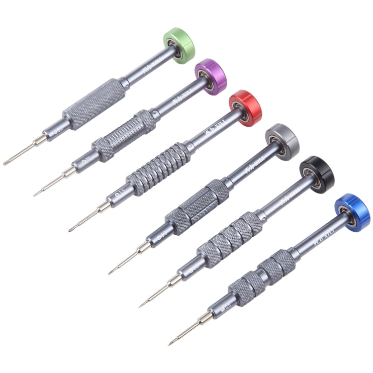 H006 6 in 1 High Hardness Precision Screwdriver - Screwdriver Set by PMC Jewellery | Online Shopping South Africa | PMC Jewellery