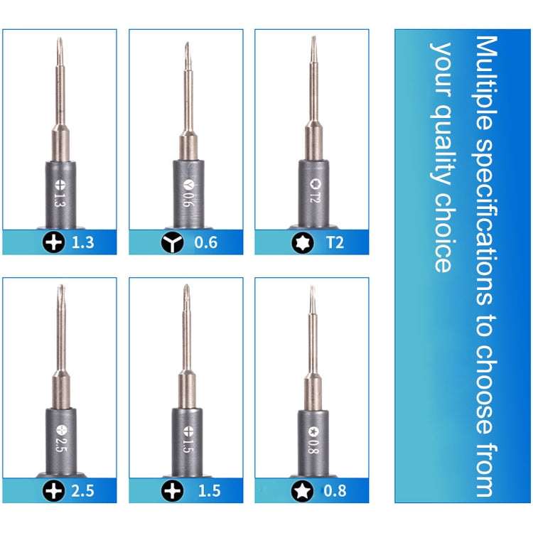 H006 6 in 1 High Hardness Precision Screwdriver - Screwdriver Set by PMC Jewellery | Online Shopping South Africa | PMC Jewellery