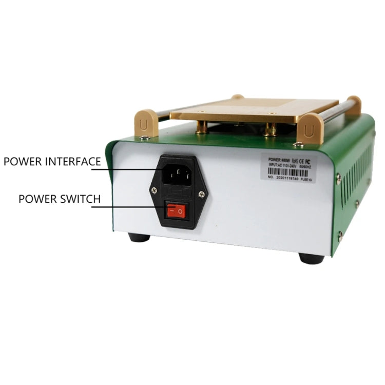 BST-B-856A AC 220V Electrical Vacuum Pump LCD Screen Separator, UK Plug - free shipping - PMC TechLife - Order now!