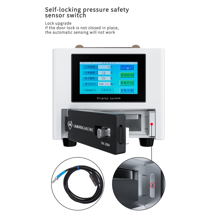 TBK 208M 3 in 1 Mini LCD Screen Vacuum Laminating Machine, US Plug - free shipping - PMC TechLife - Order now!