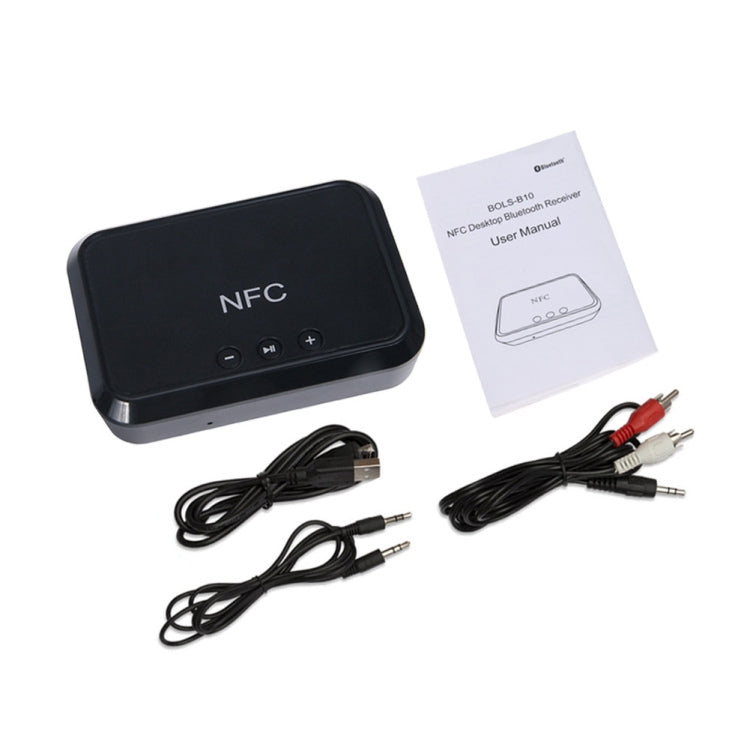 B10 NFC Desktop Bluetooth Music Receiver 4.1 Bluetooth Adapter USB Drive Reads Bluetooth Speaker - Audio Receiver Transmitter by PMC Jewellery | Online Shopping South Africa | PMC Jewellery