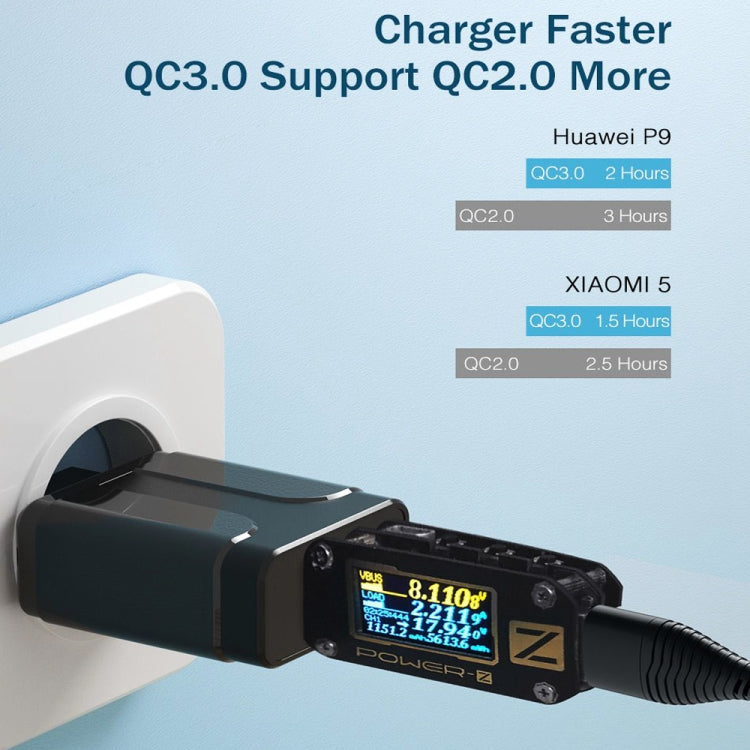 Portable QC3.0 18W USB Port Universal Quick Charging Charger, US Plug(Black) - free shipping - PMC TechLife - Order now!