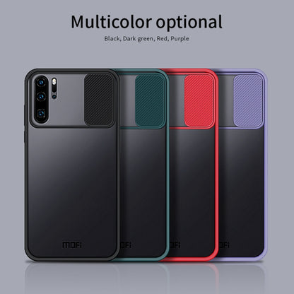 For Huawei P30 Pro MOFI Xing Dun Series PC + TPU Anti-peep Waterproof And Anti-drop All-inclusive Protective Shell, Translucent Frosted(Red) - Huawei Cases by MOFI | Online Shopping South Africa | PMC Jewellery | Buy Now Pay Later Mobicred