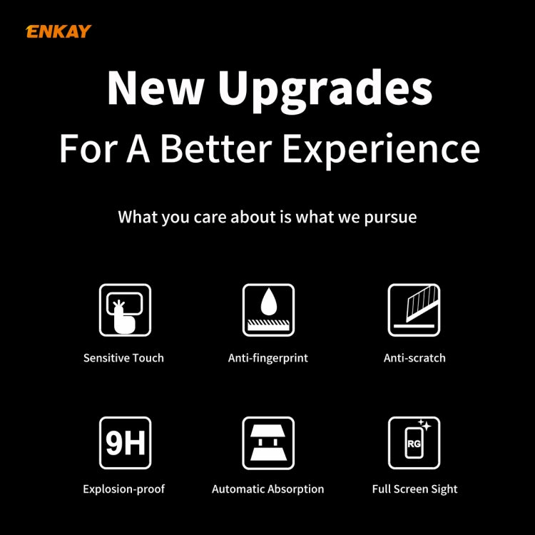 For Redmi Note 9S / Note 9 Pro 10 PCS ENKAY Hat-Prince Full Glue 0.26mm 9H 2.5D Tempered Glass Full Coverage Film -  by ENKAY | Online Shopping South Africa | PMC TechLife | Buy Now Pay Later Mobicred