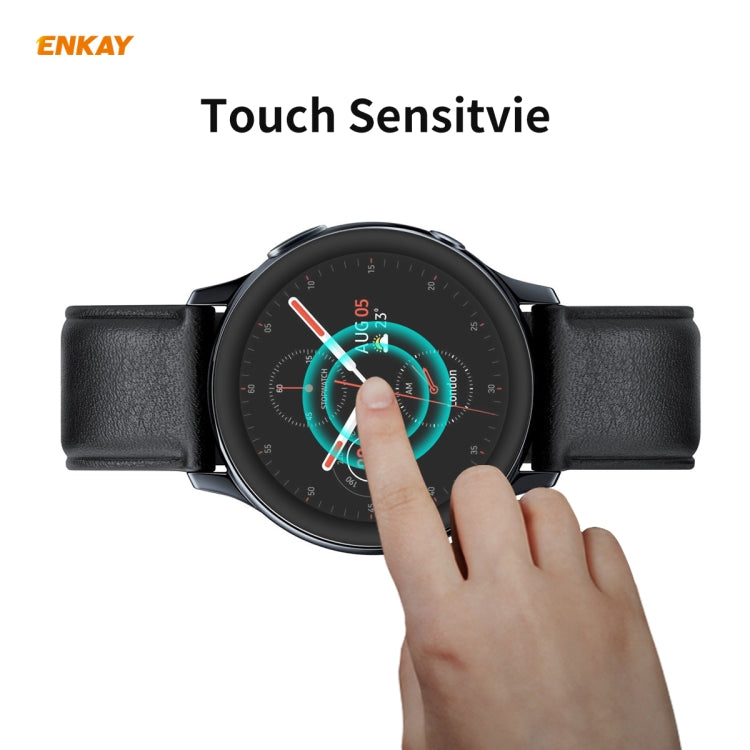 For Samsung Galaxy Active 2 44mm 2 PCS ENKAY Hat-Prince 3D Full Screen Soft PC Edge + PMMA HD Screen Protector Film - Screen Protector by ENKAY | Online Shopping South Africa | PMC TechLife | Buy Now Pay Later Mobicred