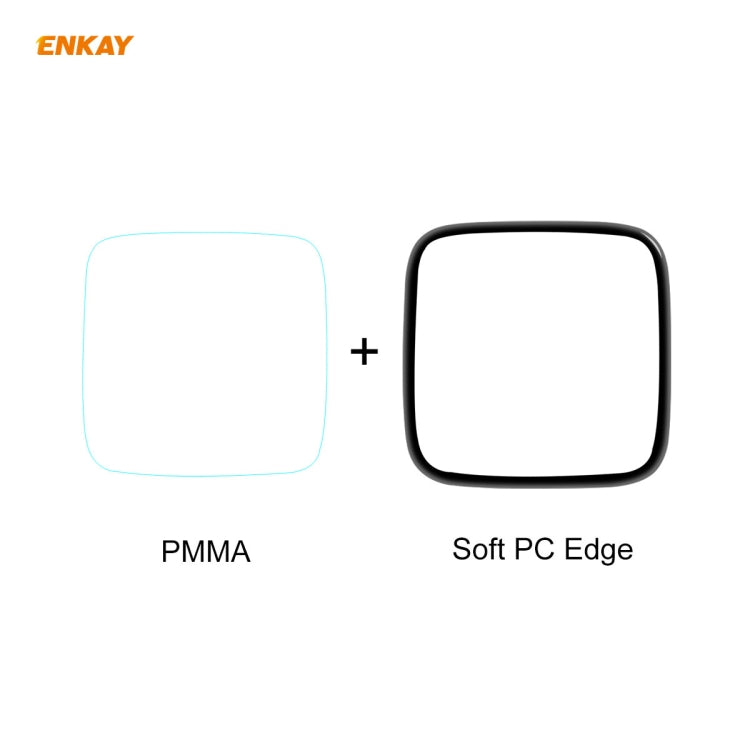 2 PCS For Fitbit Versa 3 / Fitbit Sense ENKAY Hat-Prince 3D Full Screen Soft PC Edge + PMMA HD Screen Protector Film - Screen Protector by ENKAY | Online Shopping South Africa | PMC Jewellery | Buy Now Pay Later Mobicred