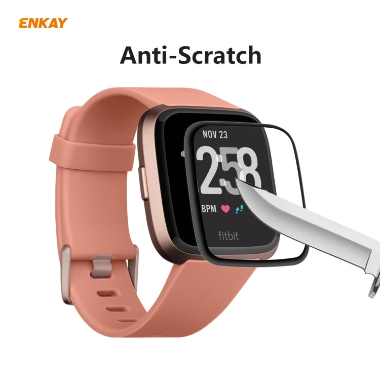 5 PCS For Fitbit Versa 3 / Fitbit Sense ENKAY Hat-Prince 3D Full Screen Soft PC Edge + PMMA HD Screen Protector Film - free shipping - PMC TechLife - Order now!