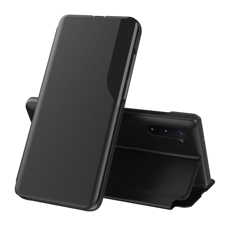 For Samsung Galaxy Note 10 Plus Attraction Flip Holder Leather Phone Case(Black) - Galaxy Phone Cases by PMC TechLife | Online Shopping South Africa | PMC TechLife