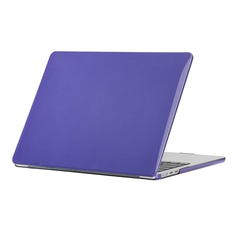 For MacBook Air 13.6 2022/2024 A2681 M2 / A3113 M3 ENKAY Crystal Laptop Protective Case (Deep Purple) - MacBook Air Cases by ENKAY | Online Shopping South Africa | PMC TechLife | Buy Now Pay Later Mobicred