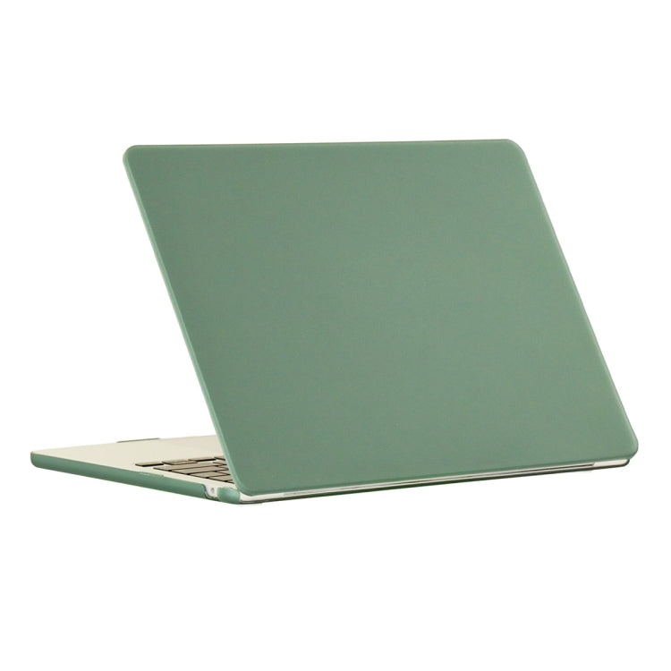 For MacBook Air 13.6 2022/2024 A2681 (M2) / A3113 (M3) ENKAY Matte Laptop Protective Case (Dark Green) - MacBook Air Cases by ENKAY | Online Shopping South Africa | PMC TechLife | Buy Now Pay Later Mobicred