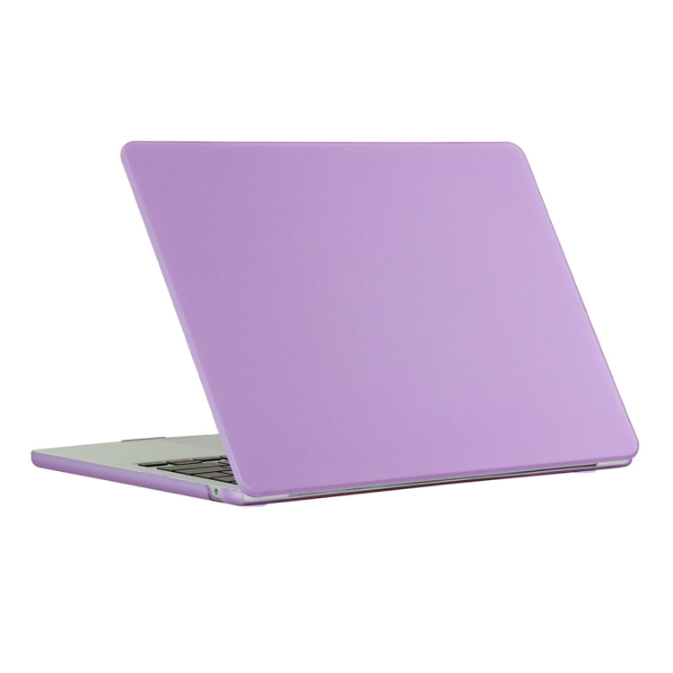 For MacBook Air 13.6 2022/2024 A2681 (M2) / A3113 (M3) ENKAY Matte Laptop Protective Case (Light Purple) - MacBook Air Cases by ENKAY | Online Shopping South Africa | PMC TechLife | Buy Now Pay Later Mobicred