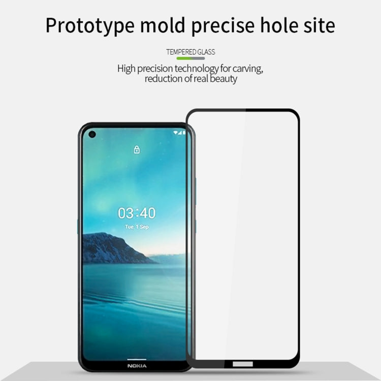 For Nokia 3.4 PINWUYO 9H 2.5D Full Screen Tempered Glass Film(Black) - Nokia Tempered Glass by PINWUYO | Online Shopping South Africa | PMC TechLife | Buy Now Pay Later Mobicred