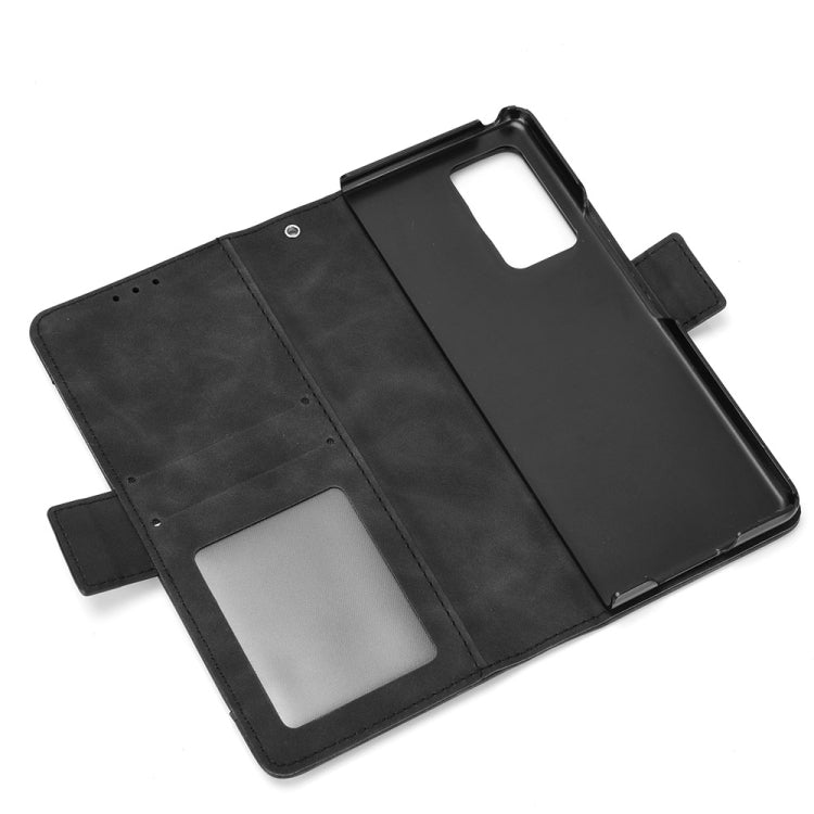 For Samsung Galaxy Z Fold2 5G Wallet Style Skin Feel Calf Pattern Leather Case with Separate Card Slot(Black) - free shipping - PMC TechLife - Order now!