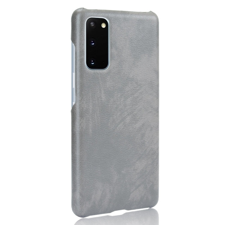For Samsung Galaxy S20 FE Shockproof Litchi Texture PC + PU Case(Gray) - Galaxy S20 FE Cases by NILLKIN | Online Shopping South Africa | PMC TechLife | Buy Now Pay Later Mobicred