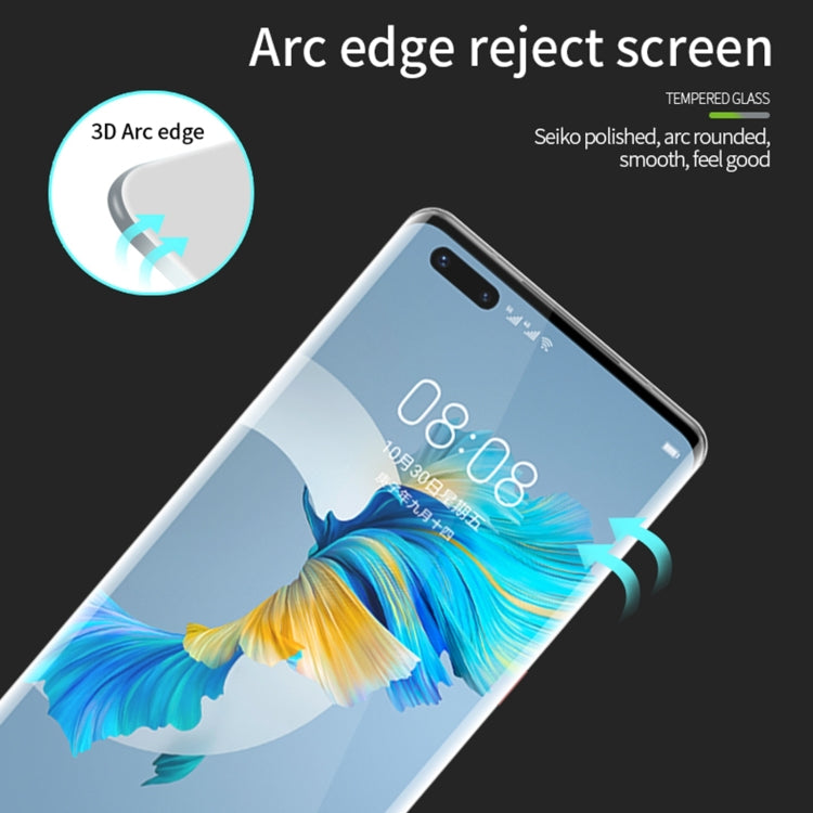 For Huawei Mate 40 Pro MOFI 9H 3D Explosion Proof Thermal Bending Full Screen Tempered Glass Film(Black) - Huawei Tempered Glass by MOFI | Online Shopping South Africa | PMC TechLife | Buy Now Pay Later Mobicred