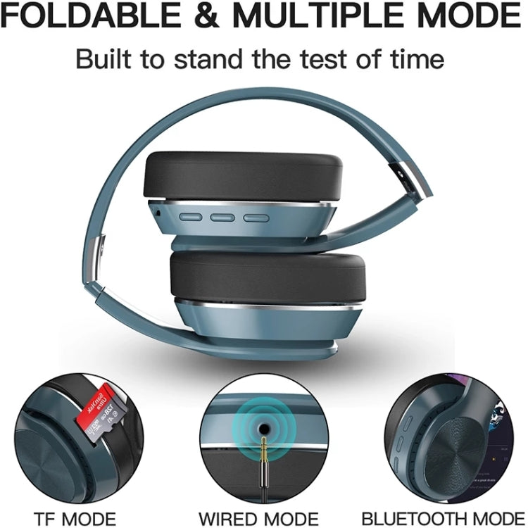 VJ320 Bluetooth 5.0 Head-mounted Foldable Wireless Headphones Support TF Card with Mic(White) - free shipping - PMC TechLife - Order now!