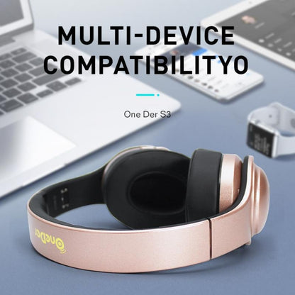 OneDer S3 2 in1 Headphone & Speaker Portable Wireless Bluetooth Headphone Noise Cancelling Over Ear Stereo(Black) - Headset & Headphone by OneDer | Online Shopping South Africa | PMC Jewellery | Buy Now Pay Later Mobicred